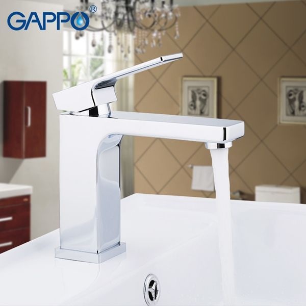 Смеситель для раковины Gappo хром G1018 - 3