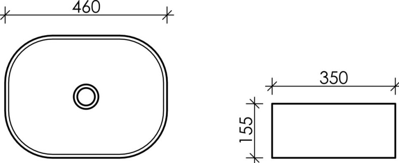 Рукомойник Ceramica Nova Element CN6018 - 1