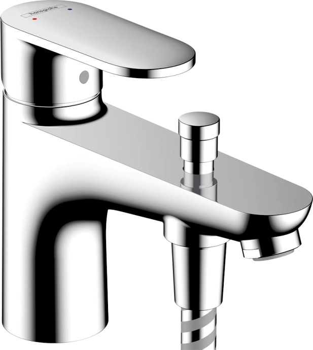 Смеситель Hansgrohe Vernis Blend 71444000 на борт ванны, хром - 0