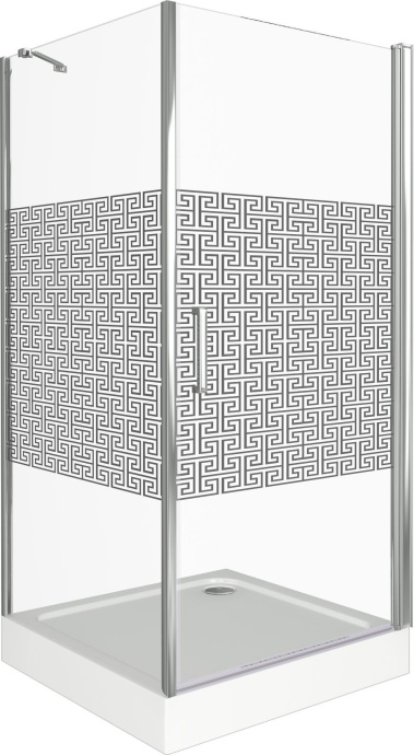 Душевой уголок Good Door Fantasy CR-80-F-CH 80x80 ФА00005 - 3
