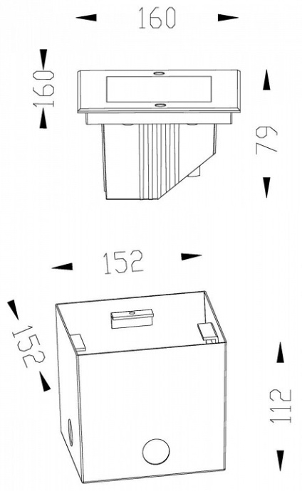 Встраиваемый в дорогу светильник Deko-Light Square I WWA 730199 - 1