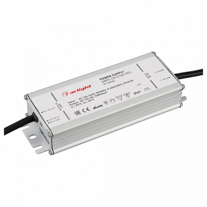 Блок питания Arlight ARPV-UH12100-PFC 12V 96W IP67 8A 024267 - 0