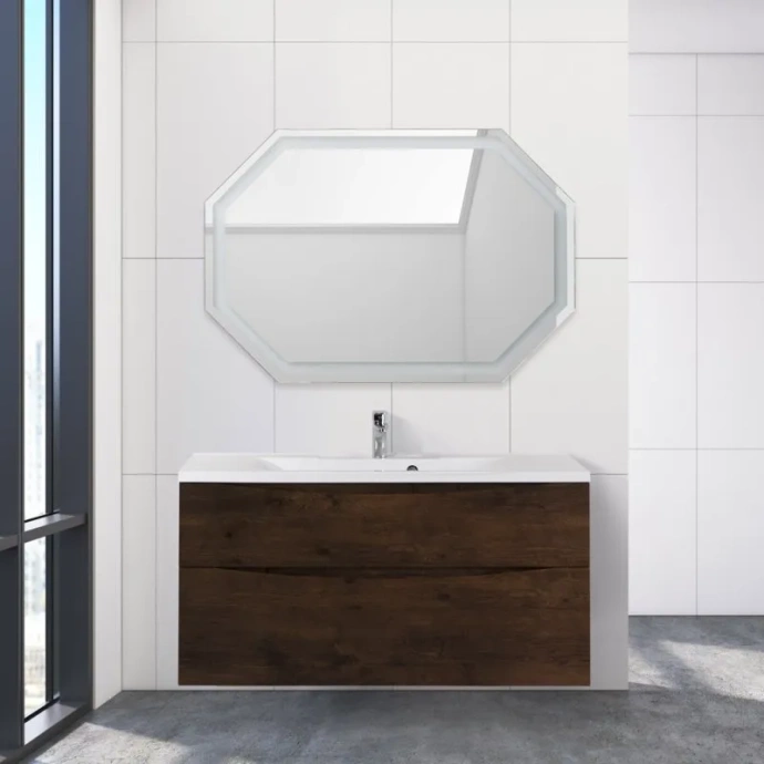 Тумба под раковину Belbagno Marino 110 темное дерево MARINO-H60-1100-2C-SO-RW-P - 1