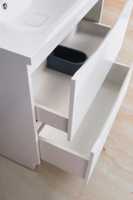 Тумба с раковиной BelBagno Marino 90 bianco lucido, напольная - 5