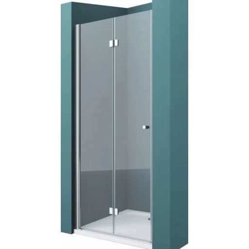 Дверь для душевого уголка BelBagno Albano 100х195 профиль хром стекло прозрачное ALBANO-60/40-C-Cr - 2