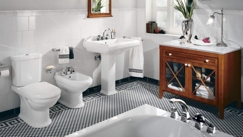 Унитаз-компакт Villeroy & Boch Hommage 6662 10 R1 alpin 666210R1 - 11