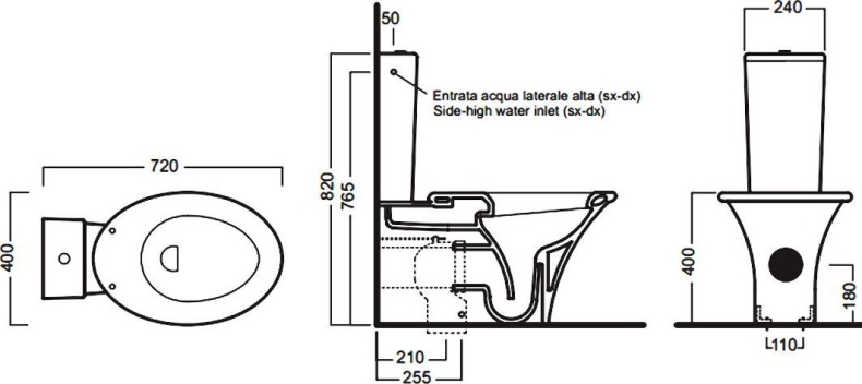 Напольный унитаз Hatria Sculture  YXZ401 - 6