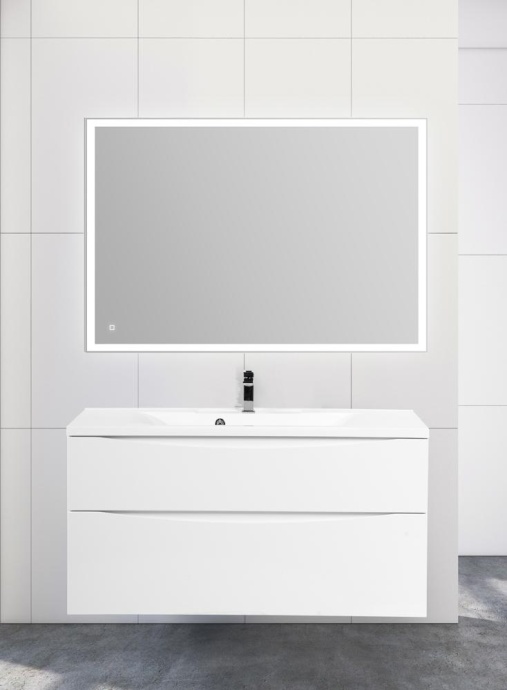 Тумба с раковиной Belbagno Marino 110 белый - 8