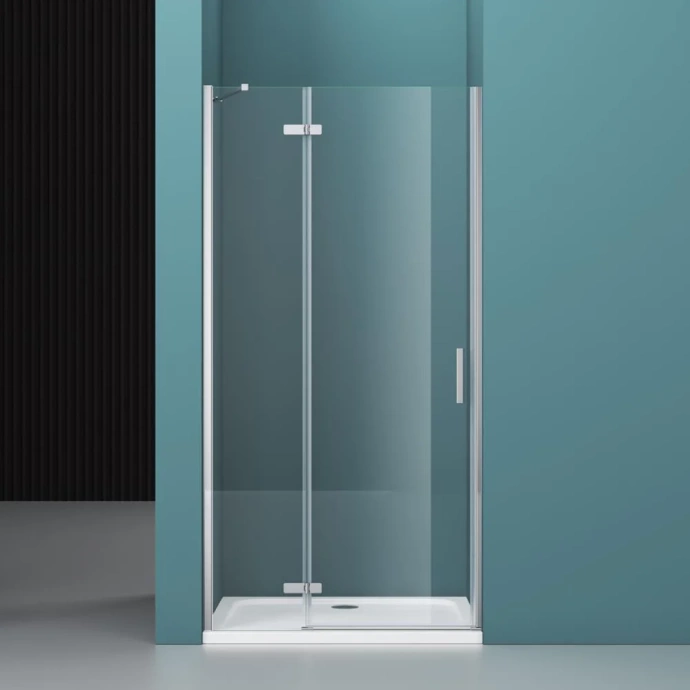 Душевая дверь BelBagno Kraft 90 профиль хром  KRAFT-60/30-C-Cr-L - 0