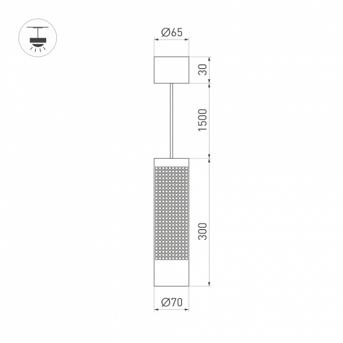 Подвесной светодиодный светильник Arlight Sp-Spicy-Hang-R70-13W Day4000 033666 - 2