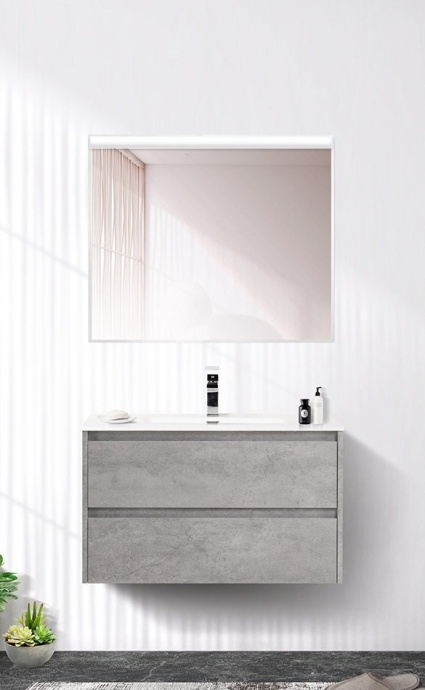 Тумба с раковиной BelBagno Kraft 70 серый - 9