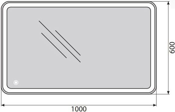 Зеркало BelBagno SPC-MAR-1000-600-LED-TCH - 4