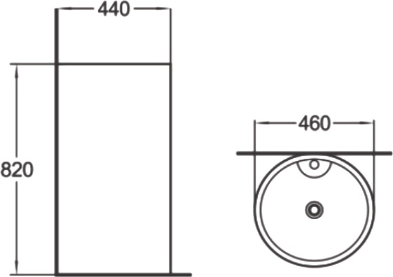 Раковина SantiLine SL-4003MB черный матовый - 3