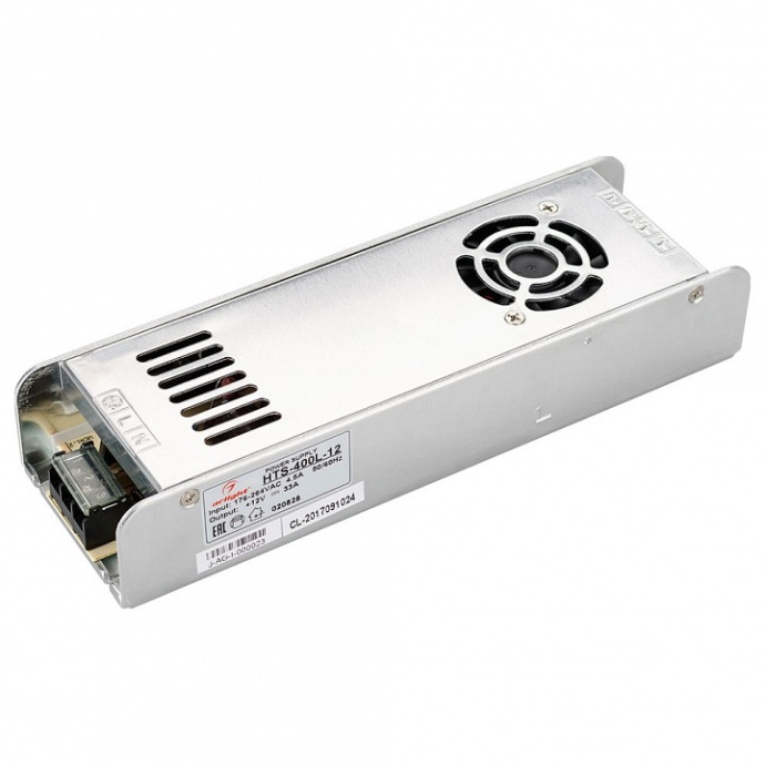 Блок питания Arlight HTS-400L 12V 400W IP20 33A 020828 - 0