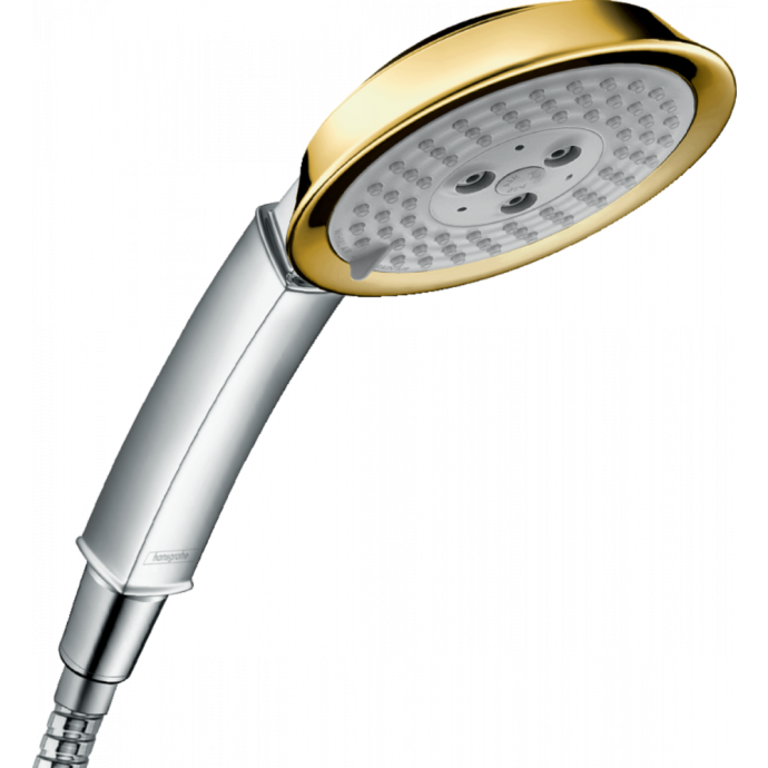 Ручной душ Hansgrohe Raindance Classic 100 3jet, хром/под золото 28548090 - 0