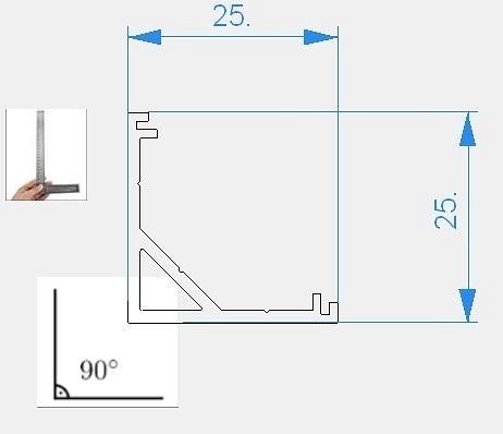 Профиль накладной Deko-Light AV-03-12 970431 - 1