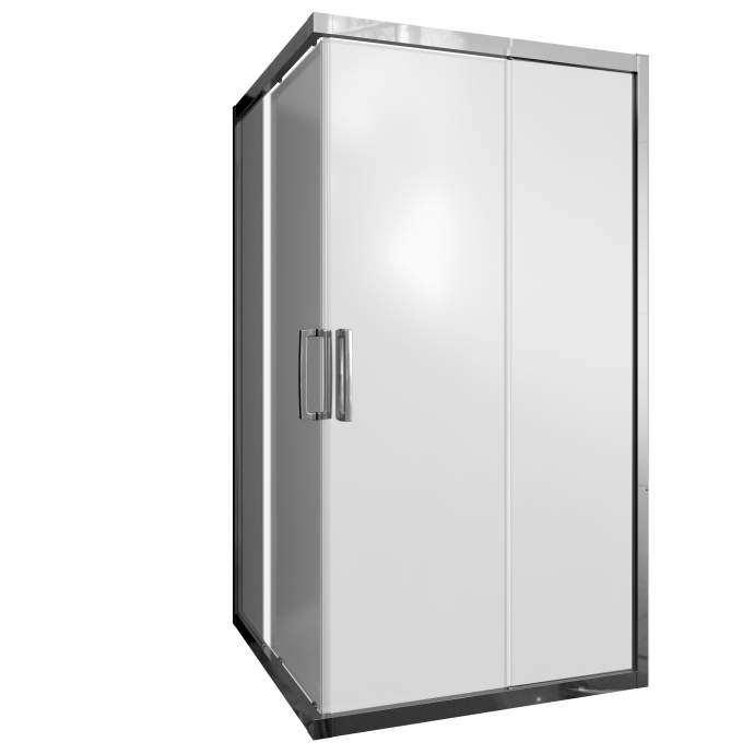 Душевой уголок STWORKI Дублин DE019SC100100200 100x100 см профиль хром глянец, стекло матовое 3GW115TTKK000 - 4