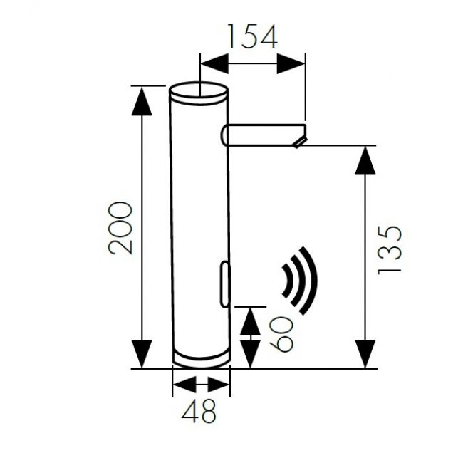 Смеситель для раковины KAISER Sensor  38511 - 1