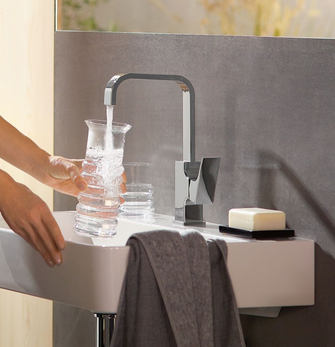 Смеситель Hansgrohe Metropol 32511000 для раковины, с донным клапаном Push-Open - 1