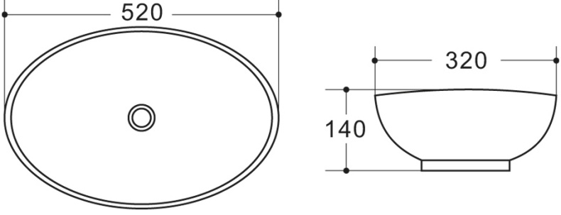 Раковина BelBagno BB1147 - 2