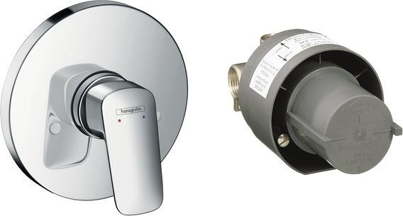 Смеситель Hansgrohe Logis 71666000 С ВНУТРЕННЕЙ ЧАСТЬЮ, для душа - 1