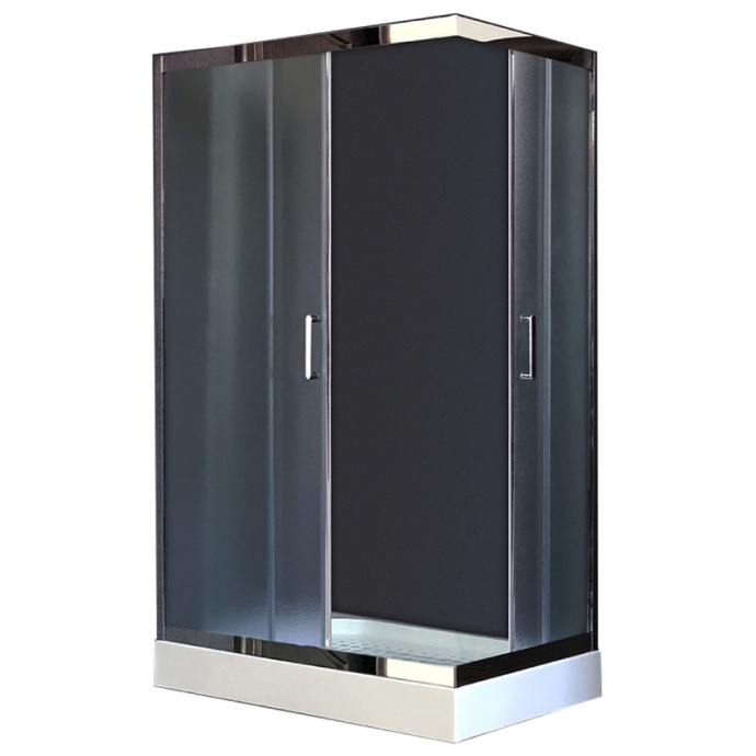 Душевой уголок Royal Bath HP 120х80 L профиль хром стекло матовое RB8120HP-C-CH-L - 0
