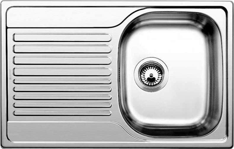 Мойка кухонная Blanco Tipo 45 S Compact сталь матовая 513441 - 0