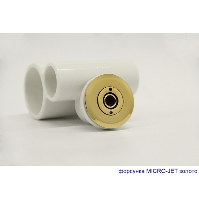 Ванна акриловая WHITECROSS Layla Ultra 180x80 с гидромассажем белый - золото 0102.180080.100.ULTRA.GL - 2