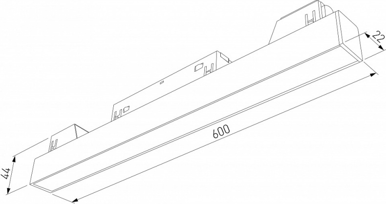 Трековый светодиодный светильник Elektrostandard Slim Magnetic 85077/01 a063540 - 2