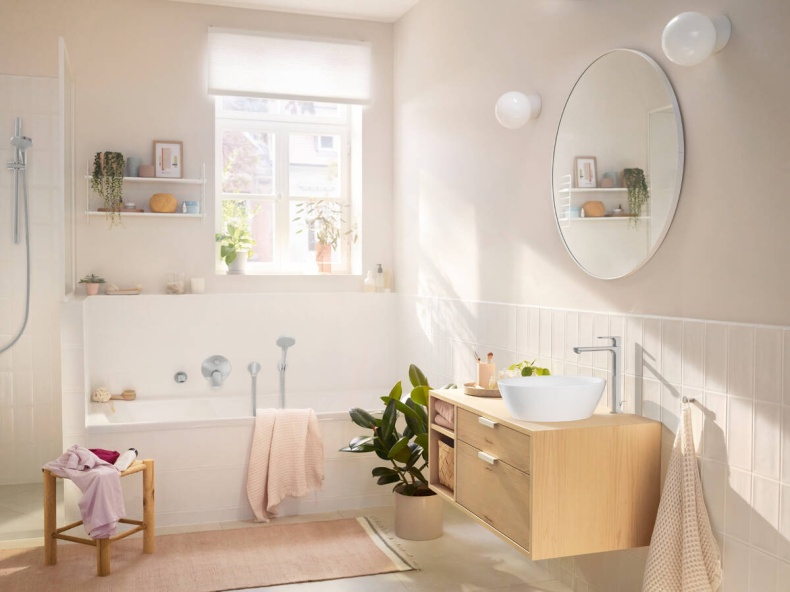 Смеситель для ванны с душем Hansgrohe Rebris S хром 72466000 - 1