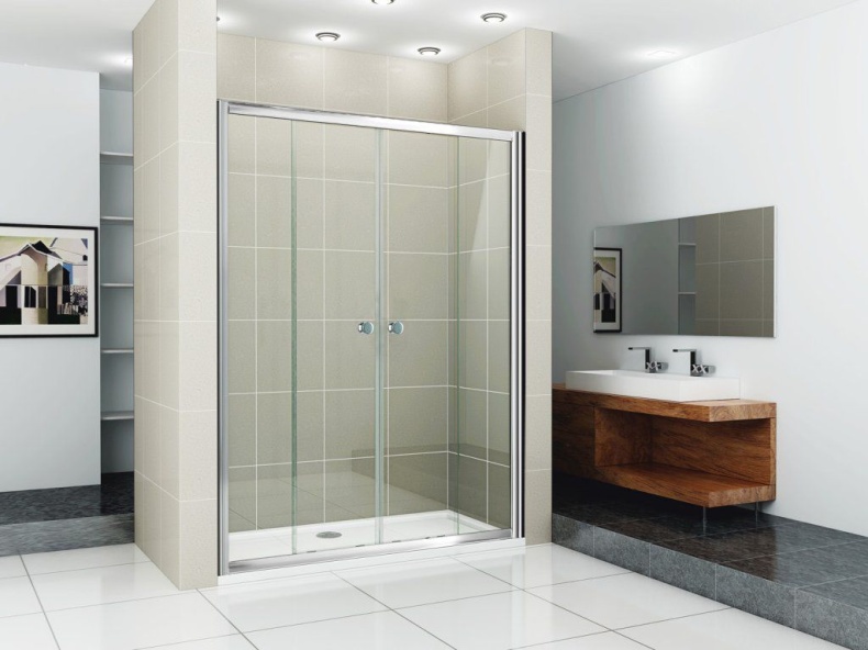 Душевая дверь в нишу Cezares Pratico BF2 170 C Cr PRATICO-BF-2-170-C-Cr - 1