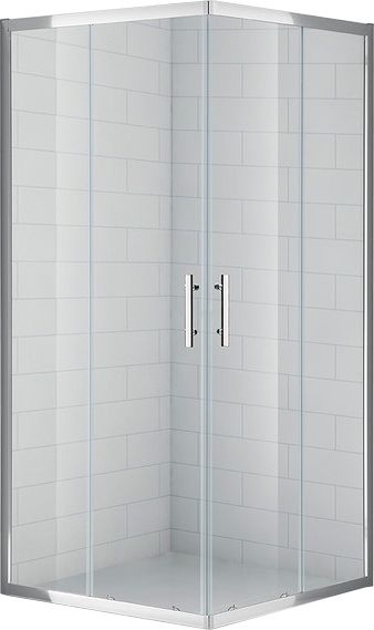 Душевой уголок Cezares Eco хром  ECO-O-A-2-80-C-Cr - 4