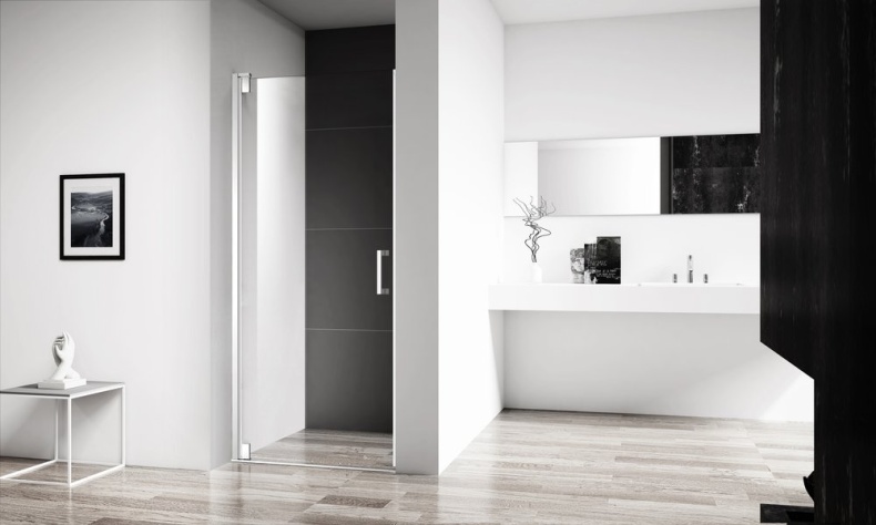 Душевая дверь BelBagno Marmi 70 хром  MARMI-B-1-70-C-Cr - 1