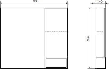 Мебель для ванной Comforty Турин 90 L дуб бежевый - 7