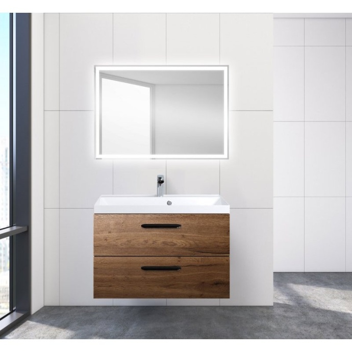 Тумба под раковину BelBagno Aurora 80 темное дерево AURORA-800-2C-SO-RT - 1