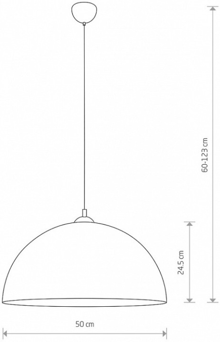 Подвесной светильник Nowodvorski Hemisphere L 10296 - 1