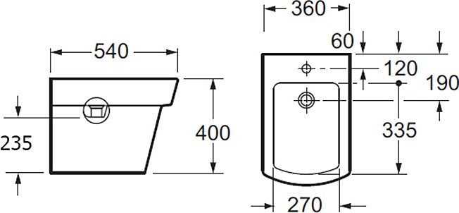 Биде напольное BelBagno Mattino BB1060B - 6