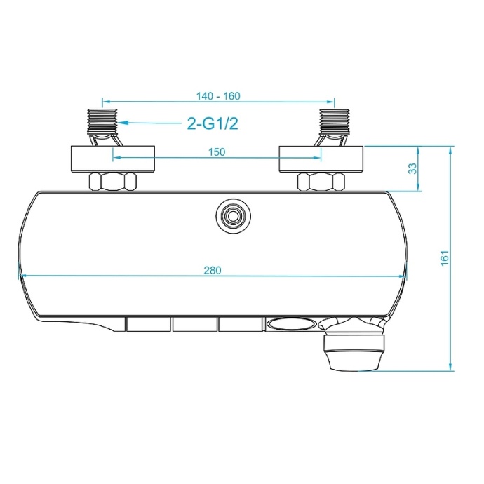 Душевой комплект RGW Shower Panels SP-33 хром 51140133-01 - 5