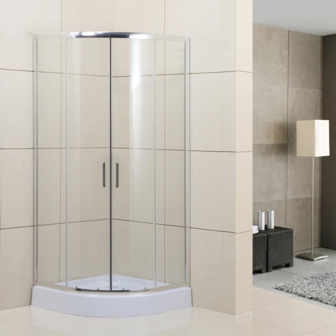 Душевой уголок BelBagno Uno 95 стекло прозрачное  UNO-195-R-2-95-C-Cr - 0