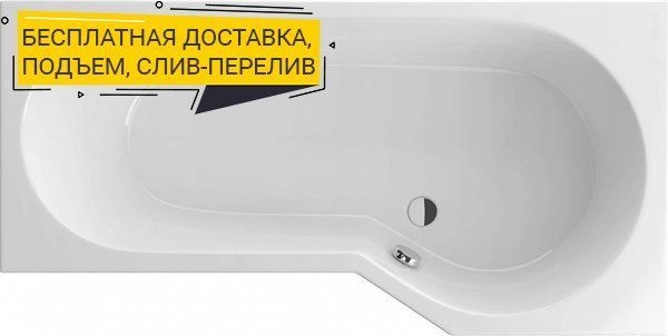 Акриловая ванна Excellent Be Spot 160x80 правая WAEX.BSP16WH - 0