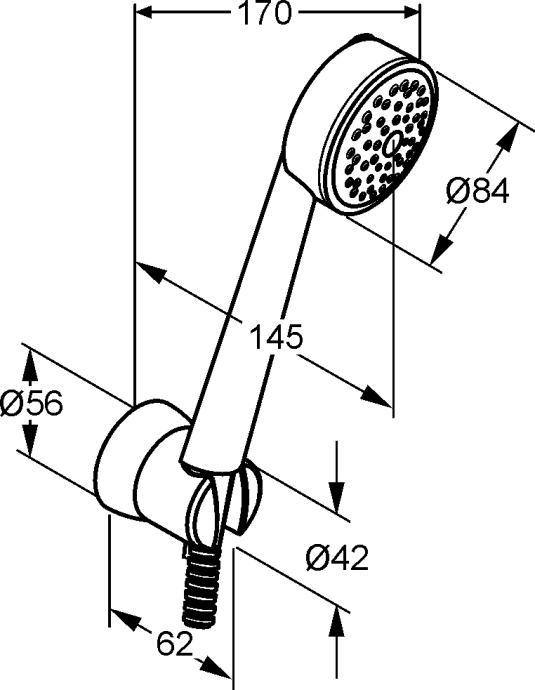 Душевой гарнитур Kludi Zenta 6065005-00 - 3