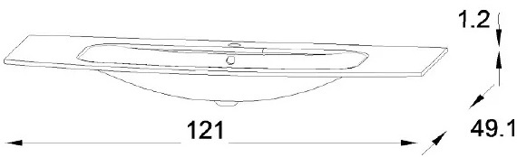 Раковина мебельная Jacob Delafon Nona 120 белый матовый EB1886RU-DE1 - 1