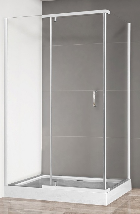 Душевой угол Royal Bath HPV 120х80 профиль белый стекло прозрачное RB8120HPV-T - 0