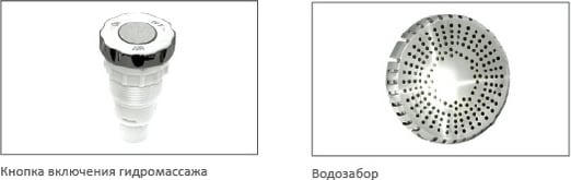 Акриловая ванна Акватек Бетта 170 L с гидромассажем и экраном BET170-0000012 - 3