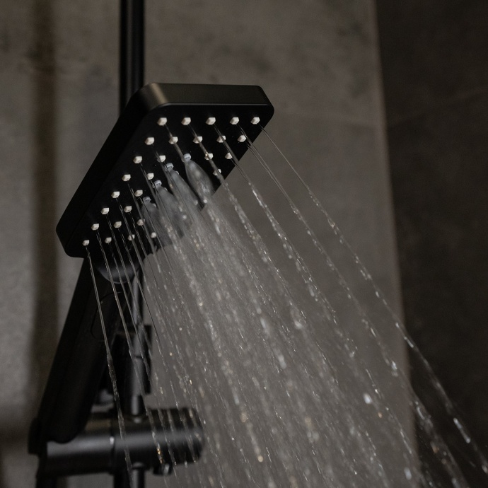 Душевая стойка Wasserkraft A27701 черная матовая - 3