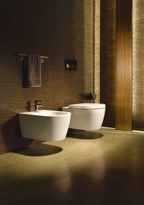 Чаша для подвесного унитаза Duravit Me by Starck белый, без сиденья  2528090000 - 2