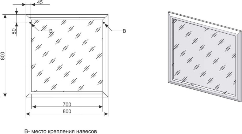 Мебель для ванной Style Line Лотос 80 Люкс Plus напольная, белая - 9