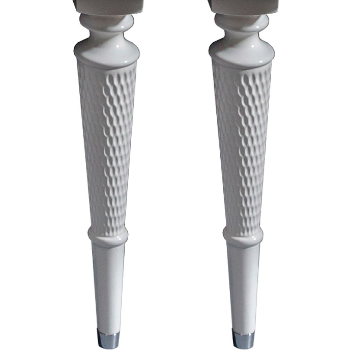 Ножки для тумбы Boheme Armadi Art Vallessi Avangarde Denti 35 белый 847-W-35 - 0