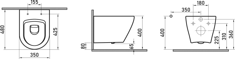 Унитаз подвесной Berges Wasserhaus Okus с микролифтом 082127 - 7