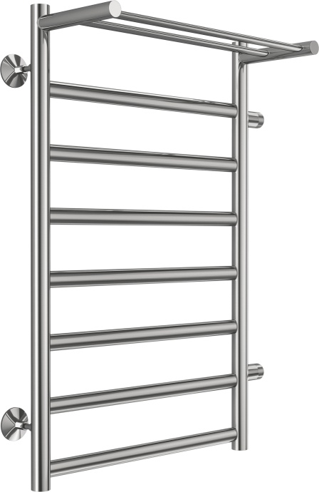 Водяной полотенцесушитель Terminus Хендрикс П8 500x800 с полкой Хром боковое подключение 4670078530417 - 1